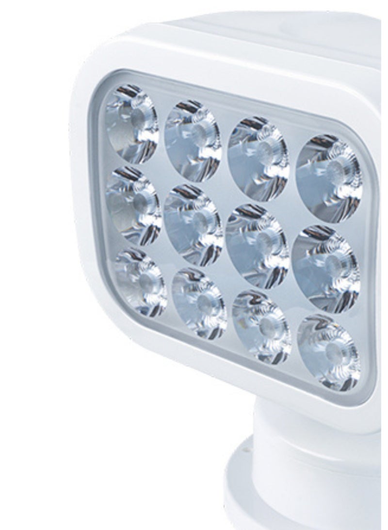 SEAFLO Remote Control LED Marine Searchlight 28W 2700LM 10-30V IP65 360° Rotation - Image 2